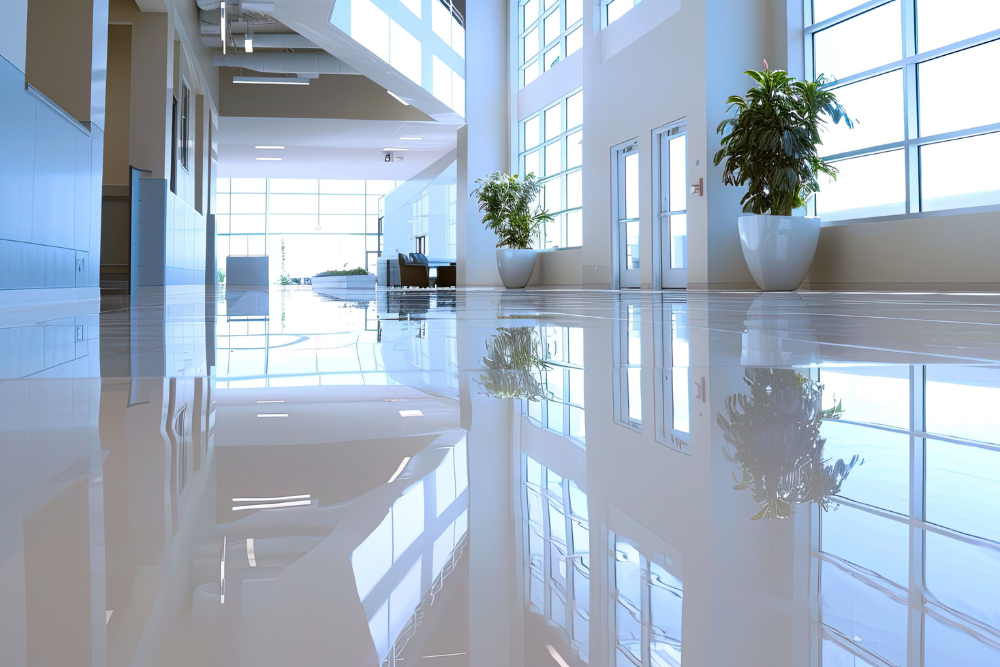 Commercial concrete floors