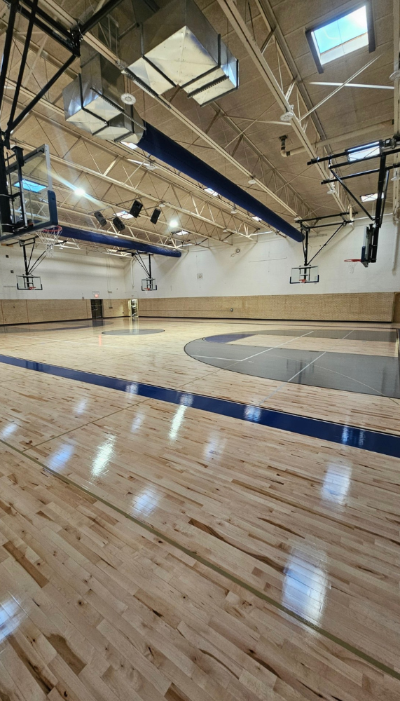 basketball court install