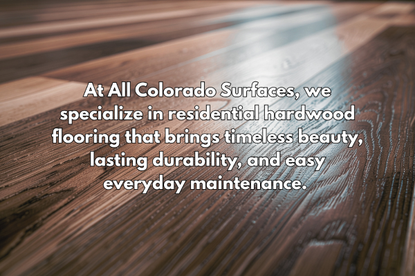 Residential Hardwood flooring