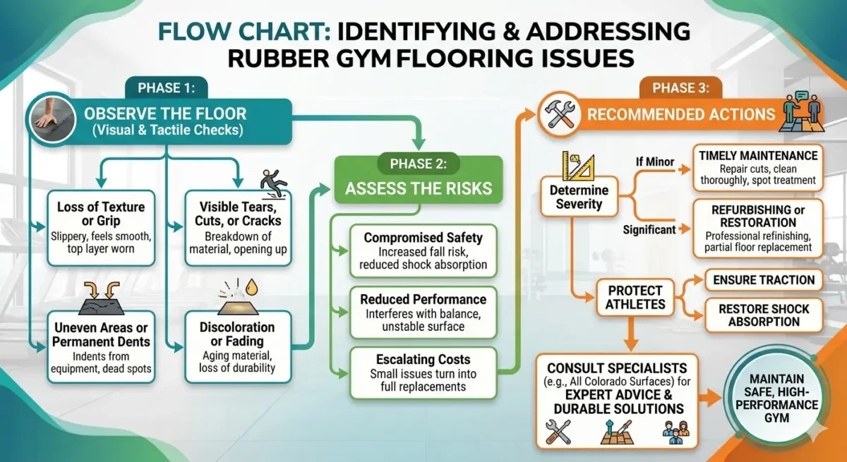 Identifying Rubber Gym Flooring Issues