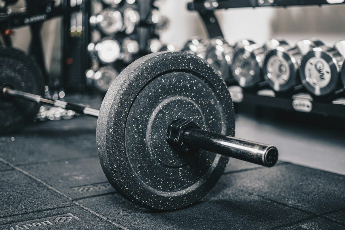CrossFit gym with rubber flooring