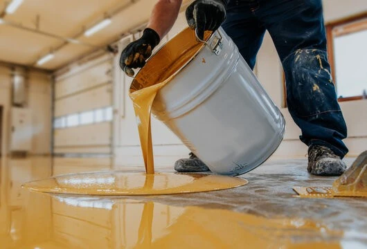 Professionally installed epoxy flooring in Denver